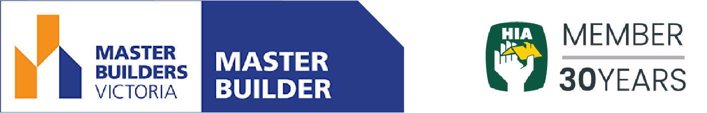 Master Builders Victoria and HIA Member logo