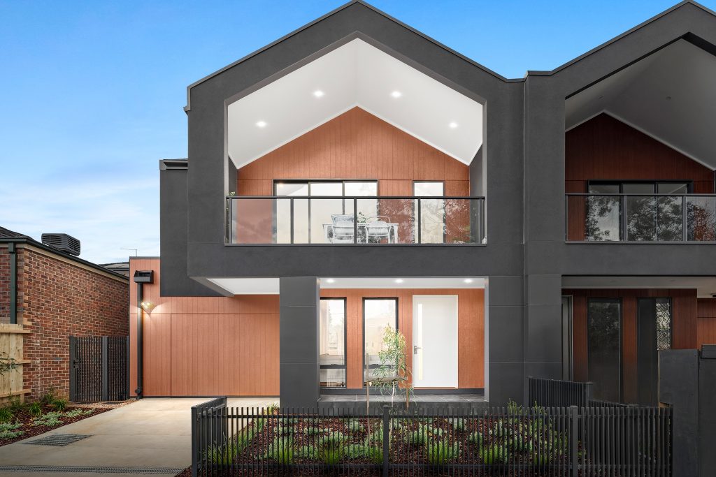 Premium custom home exterior in Melbourne’s eastern suburbs