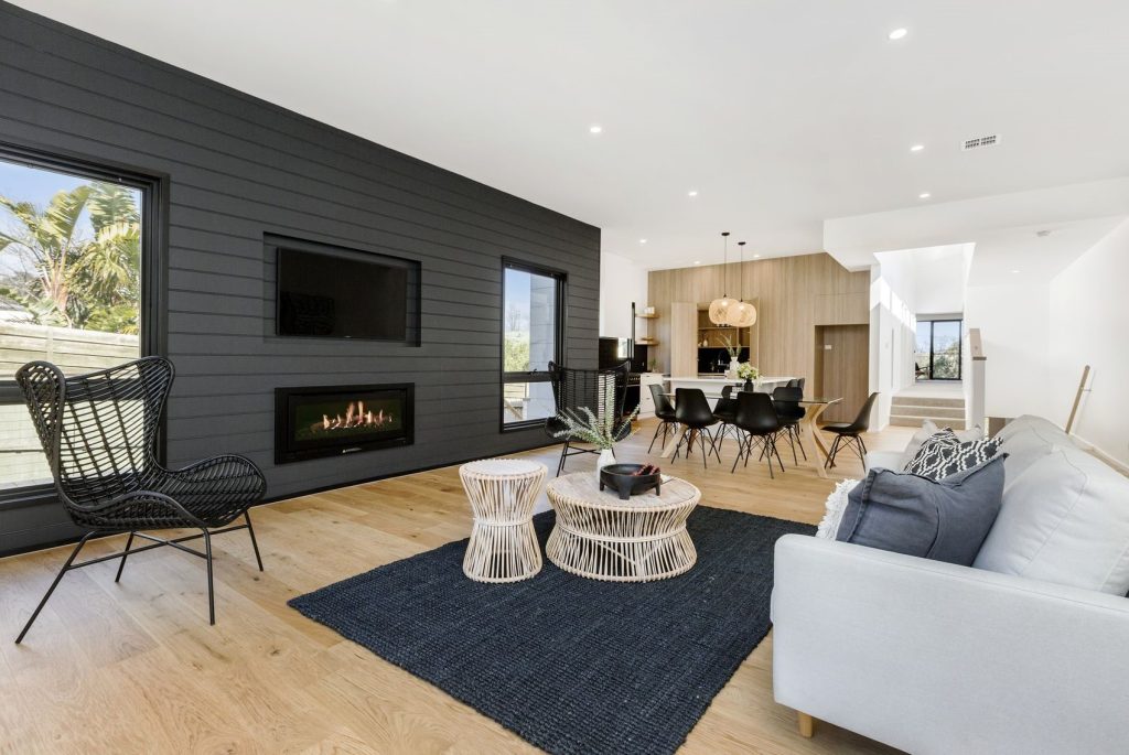 Custom home interior built in Melbourne